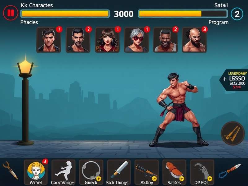 Legendary Kick Slayer character selection